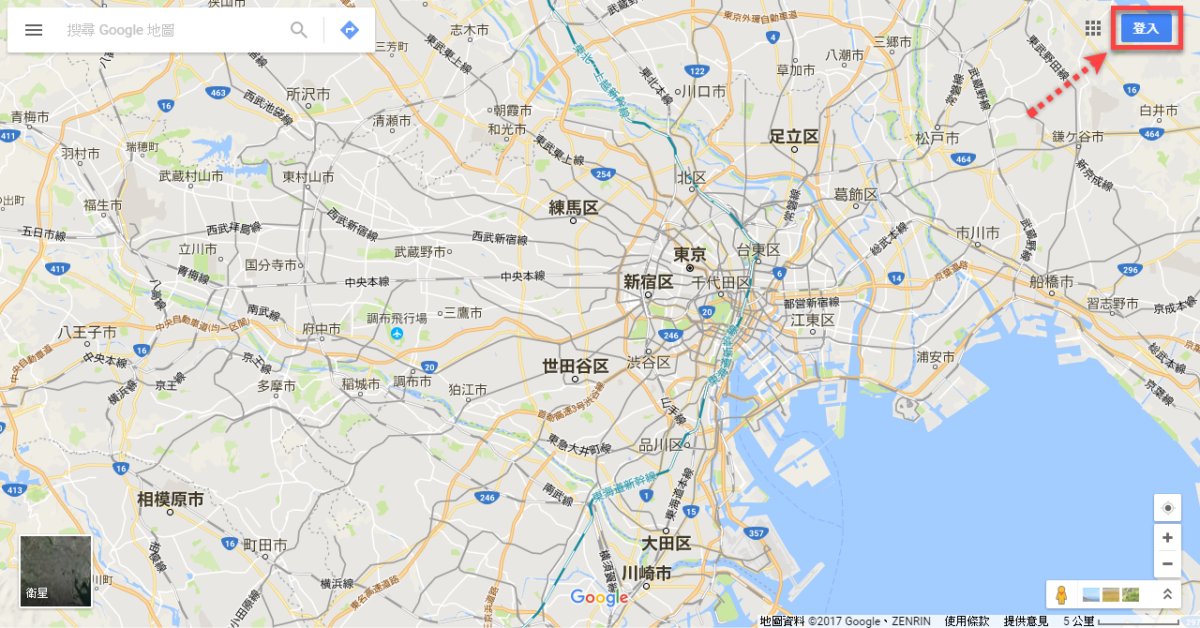 Google Map 儲存地點