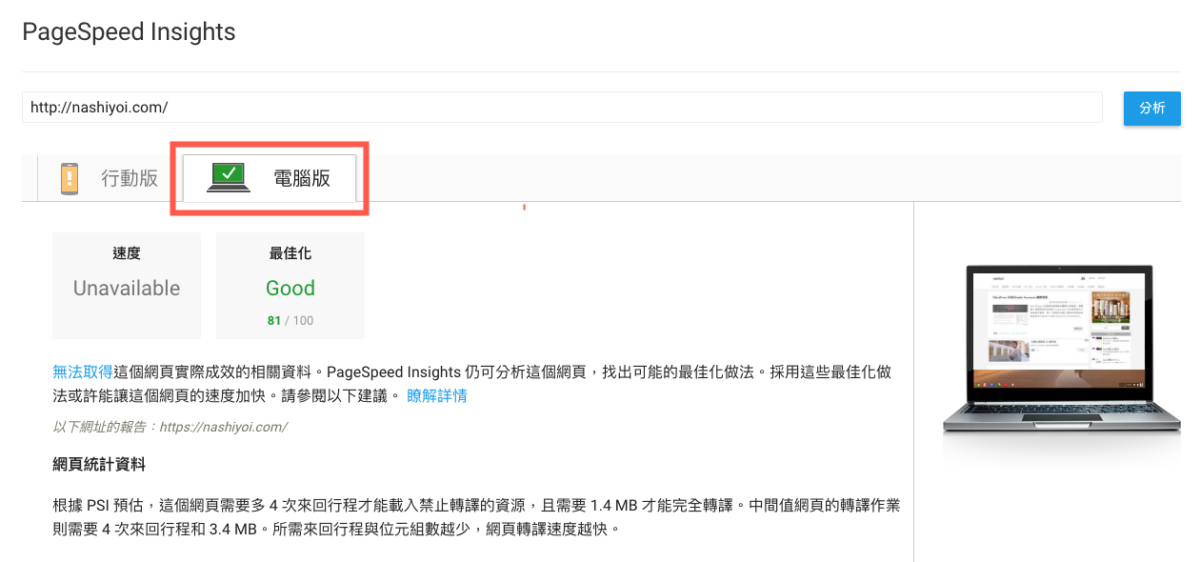 Google PageSpeed Insights