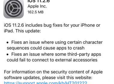 Apple 已釋出iOS及macOS更新，修正特殊字號閃退、當機問題