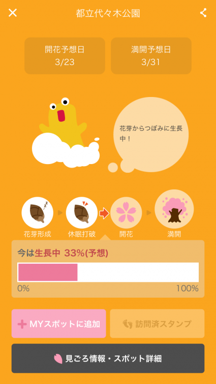 賞櫻前必備！日本櫻花開花預測 App【桜のきもち】