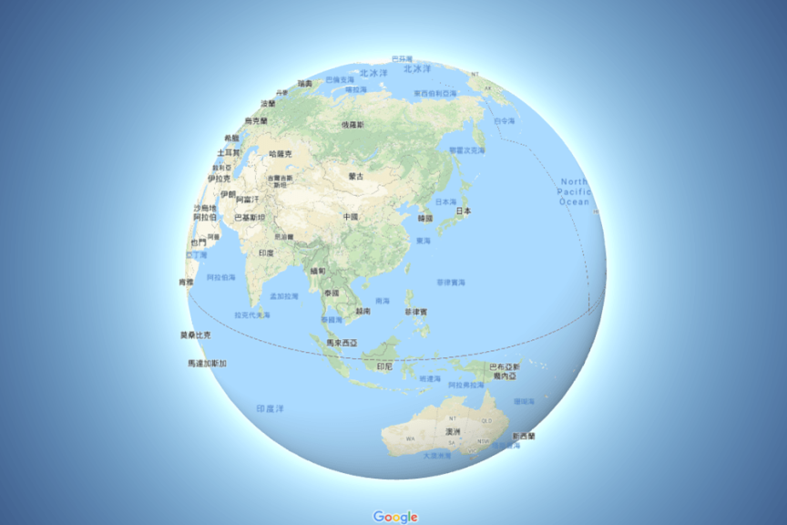 Google Maps 更新改版，以3D立體球狀呈現地圖！