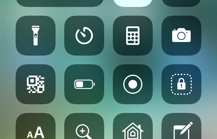 iPhone 控制中心