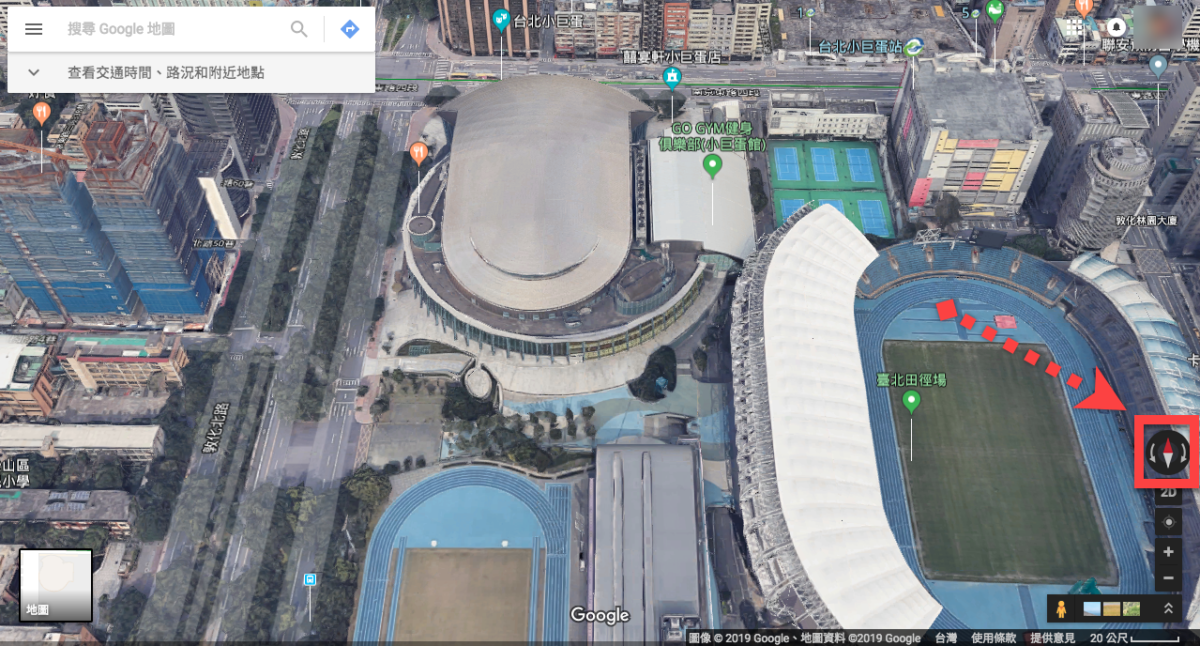 google maps 3d earth mode 03