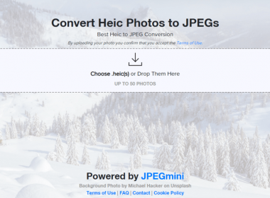 Convert Heic Photos to JPEGs線上HEIC轉JPG圖片網站服務
