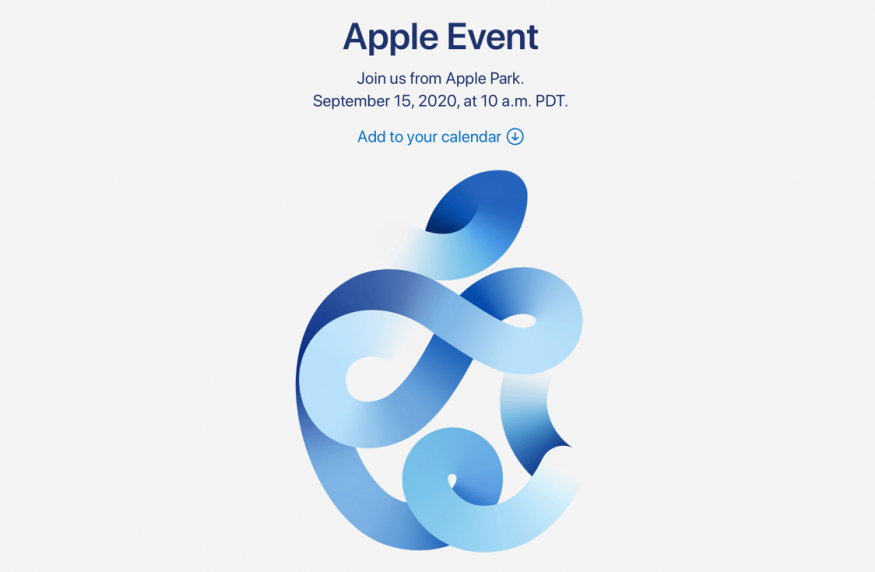 蘋果將於 9/15 舉行線上產品發表會