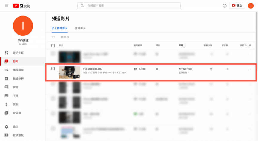 youtube chapters