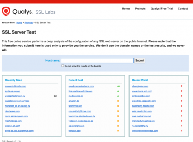 檢測網站SSL憑證等級 SSL Server Test 幫網站HTTPS打分數