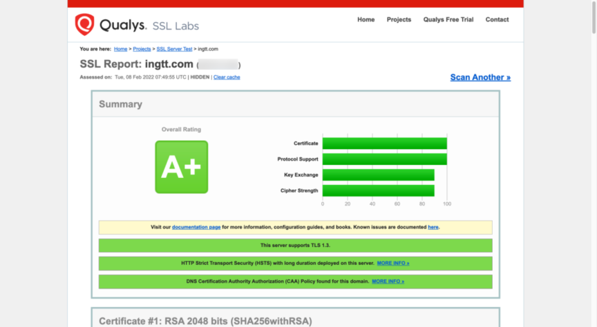 檢測網站SSL憑證等級 SSL Server Test 幫網站HTTPS打分數