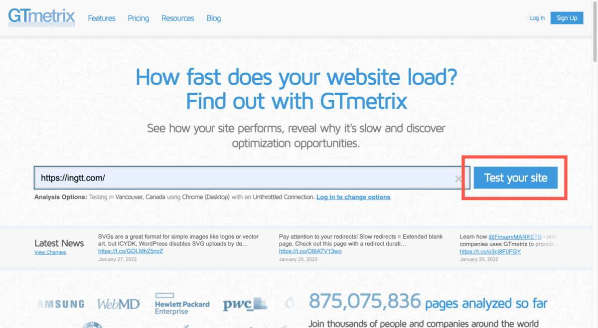 GTmetrix 檢測網站速度線上工具 圖片3