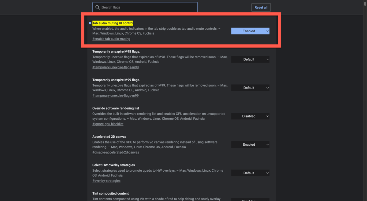 Chrome 關閉聲音