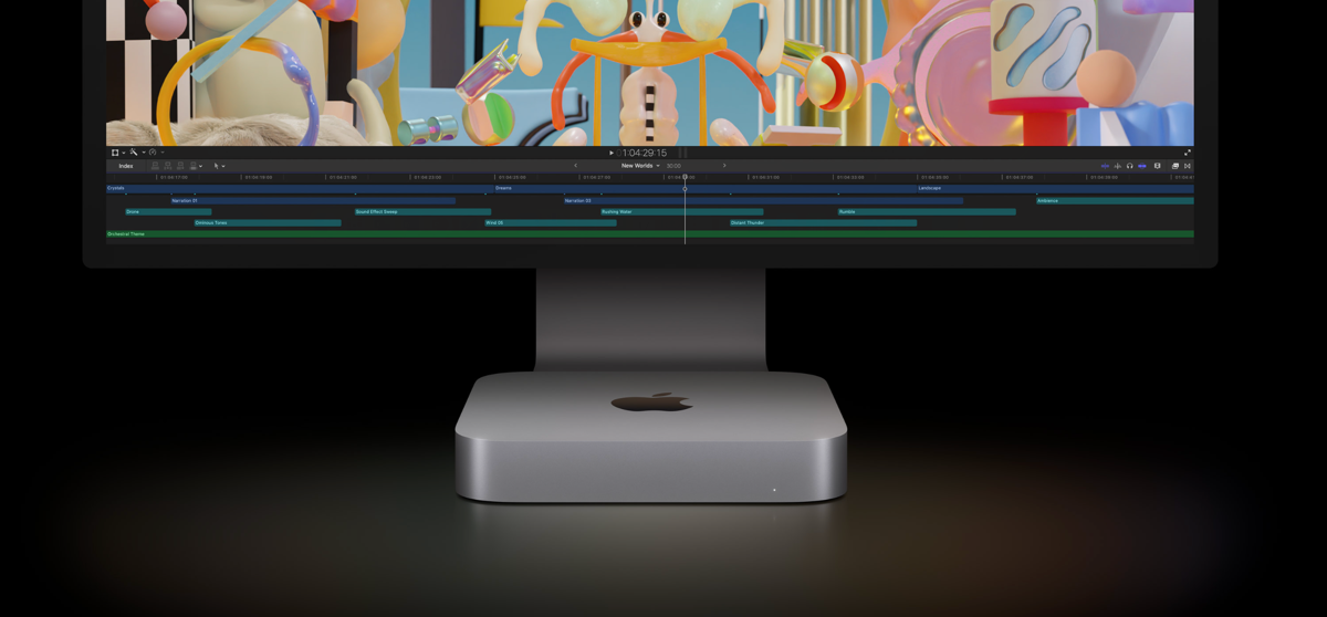 Apple 推出 M2 和 M2 Pro 晶片的全新 Mac mini