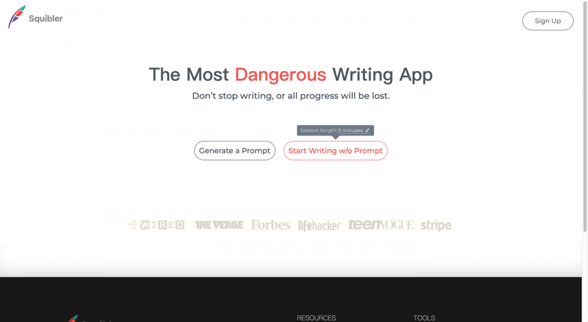 The Most Dangerous Writing App 沒打字就會消失的編輯器