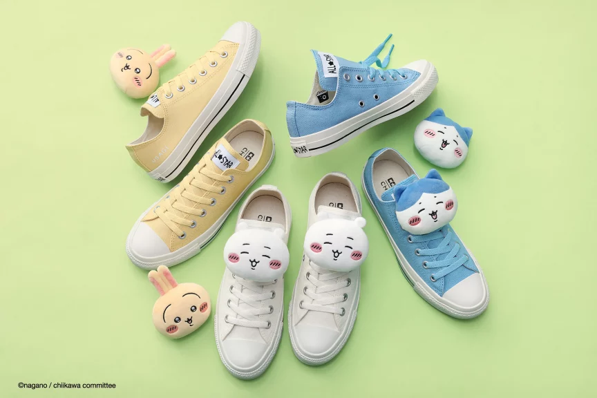 《吉伊卡哇》×《Converse》合作推出全新聯名鞋款