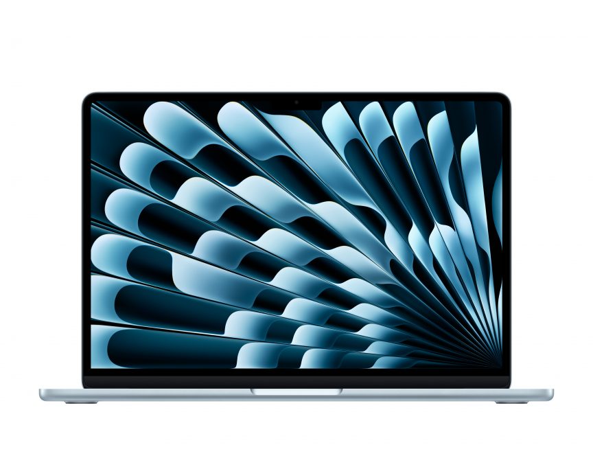 Apple 推出 M4 晶片 MacBook Air 全新配色天藍色登場