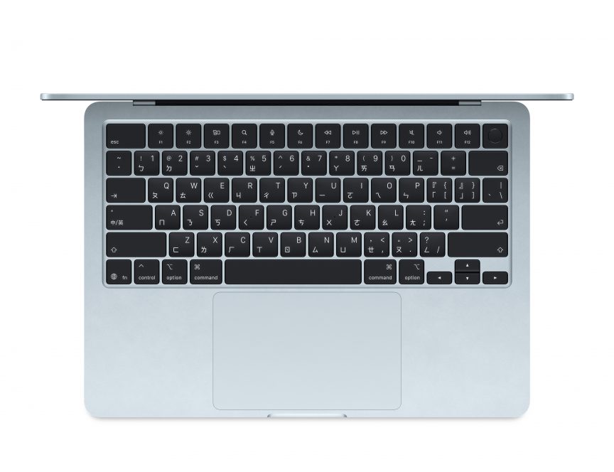 Apple 推出 M4 晶片 MacBook Air 全新配色天藍色登場