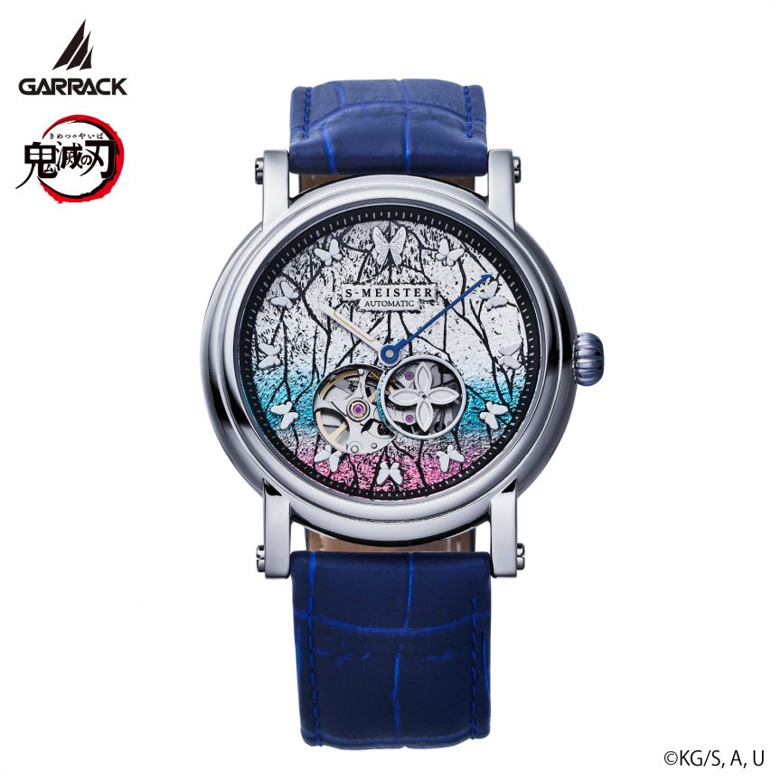 garrack x kimetsu no yaiba s meister kanazawa gold leaf mechanical watch 014