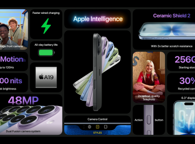 iPhone 17 Apple 2025 秋季發表會 ProMotion Center Stage 相機 A19 晶片