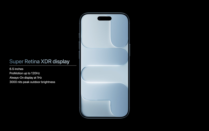 iPhone Air Apple 2025 秋季發表會 A19 Pro ProMotion Center Stage 相機