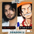 Netflix《ONE PIECE》真人版影集 「火拳艾斯」由索洛·馬里那達飾演
